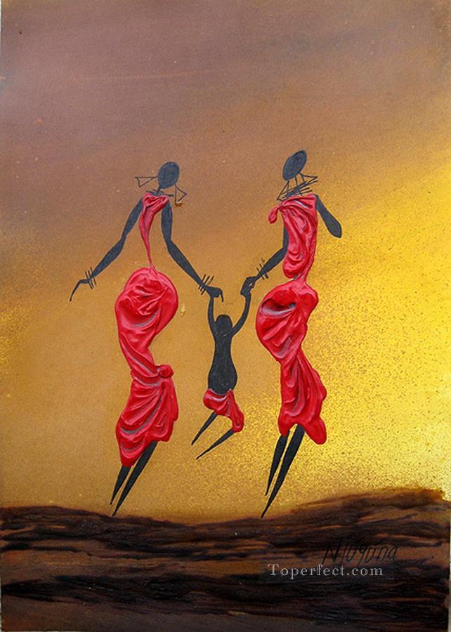 Naughty Swinger Afriqueine Peintures à l'huile